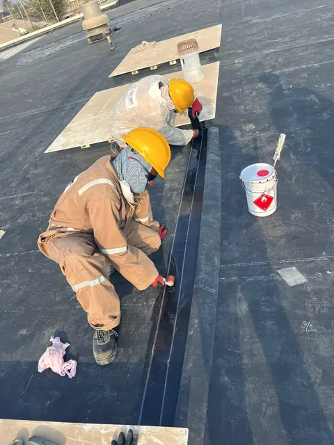 Primer application before laying